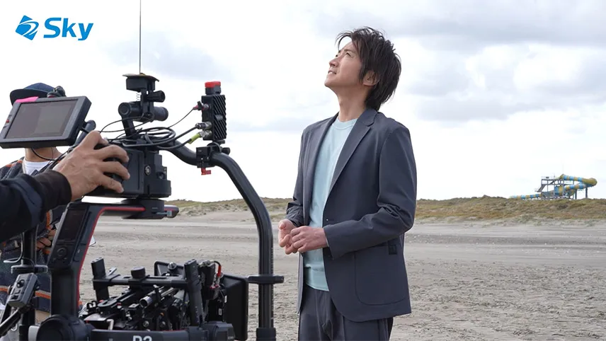 藤原竜也さん出演 Sky株式会社 企業CM 「Look up」篇 CMメイキング映像