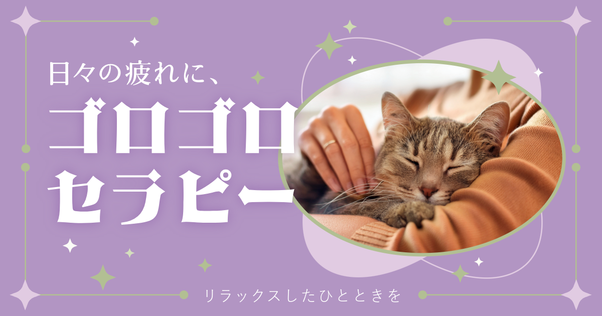 日々の疲れにゴロゴロセラピー！