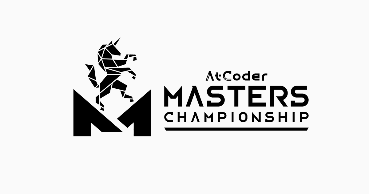AtCoder株式会社主催のコンテスト「第三回マスターズ選手権」に協賛しました!