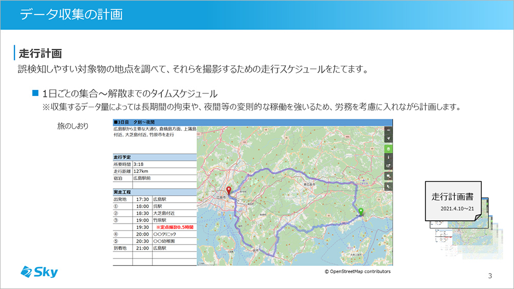 データ収集計画立案の事例