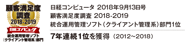 日経コンピュータ 顧客満足度調査 2018-2019